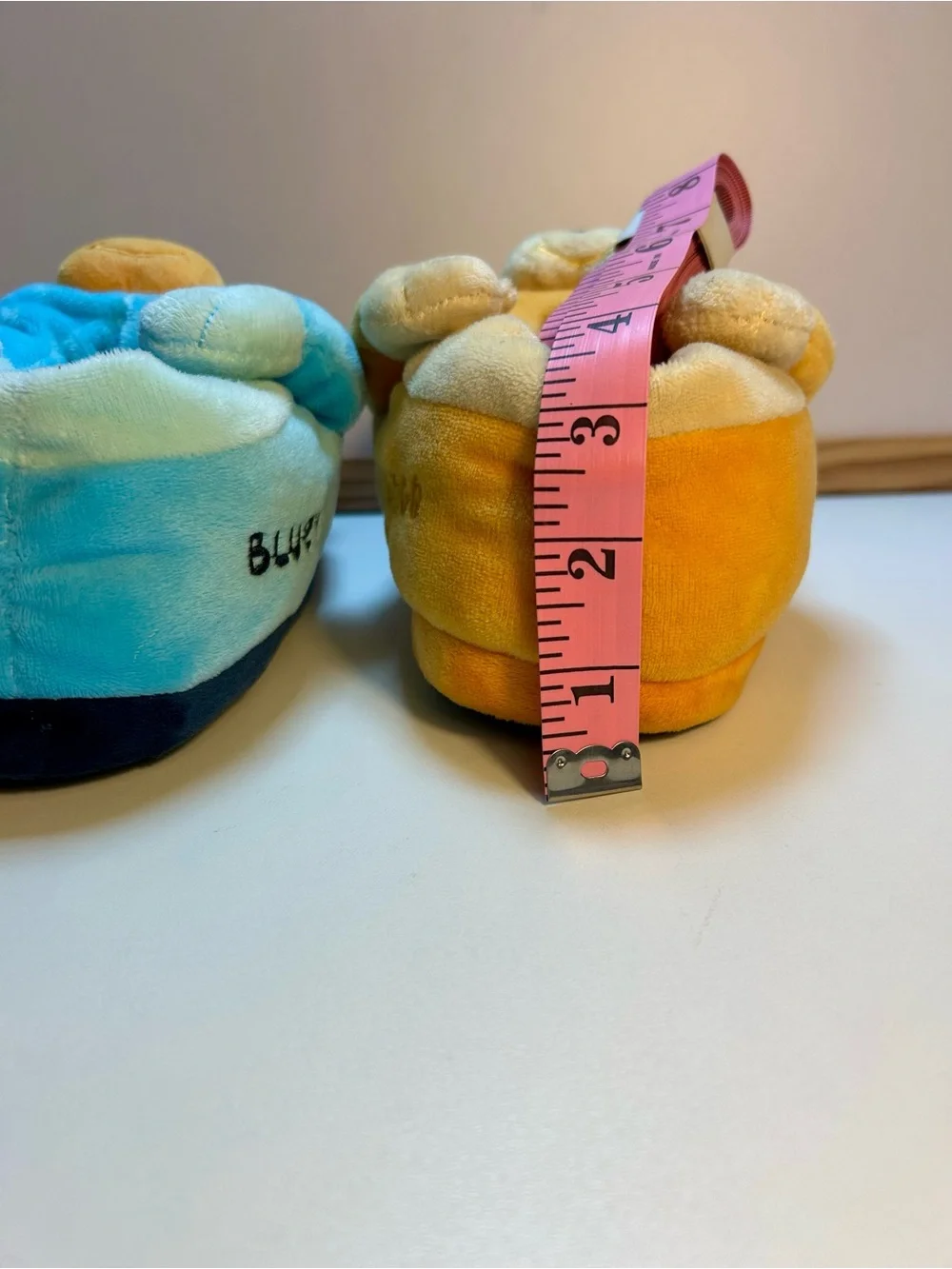 Bluey Plush Slippers for Kids - Soft Cozy Indoor Shoes, 11/12